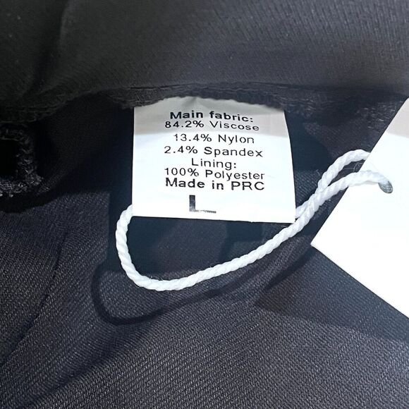 Ease Trousers Women's High Waisted Straight Leg Stretchy GrayPants Size Large - Picture 8 of 12